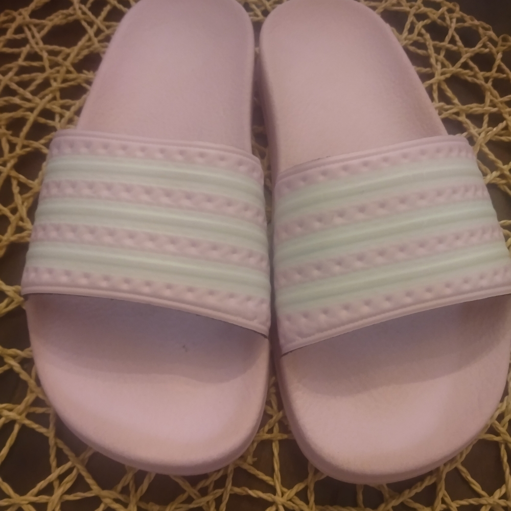 Adidas girls slippers